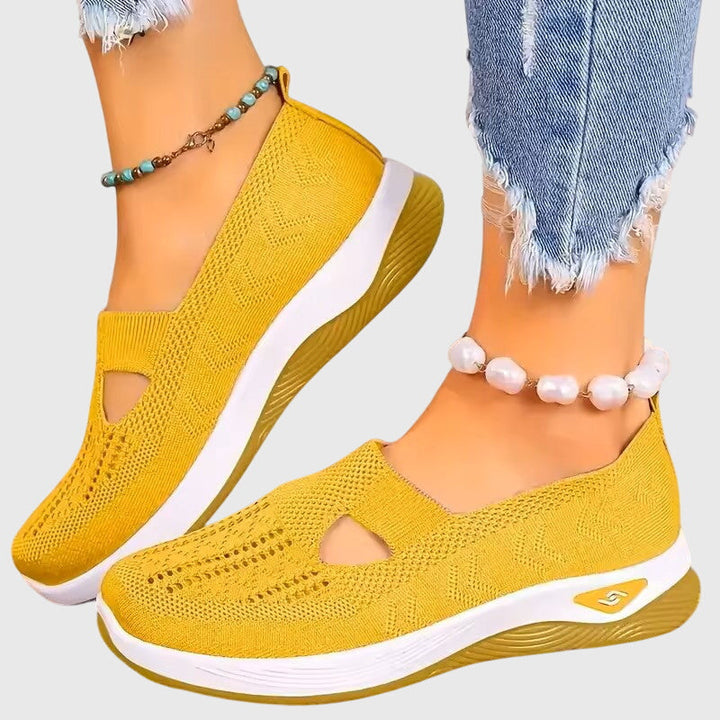 Slip On Shoes Womens Breathable Lining Wide Fit Cushioned Insole