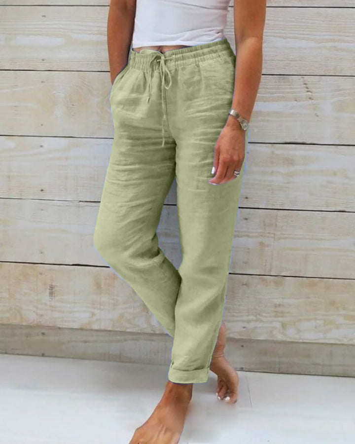 Trousers Womens Lightweight Stretch Fabric Relaxed