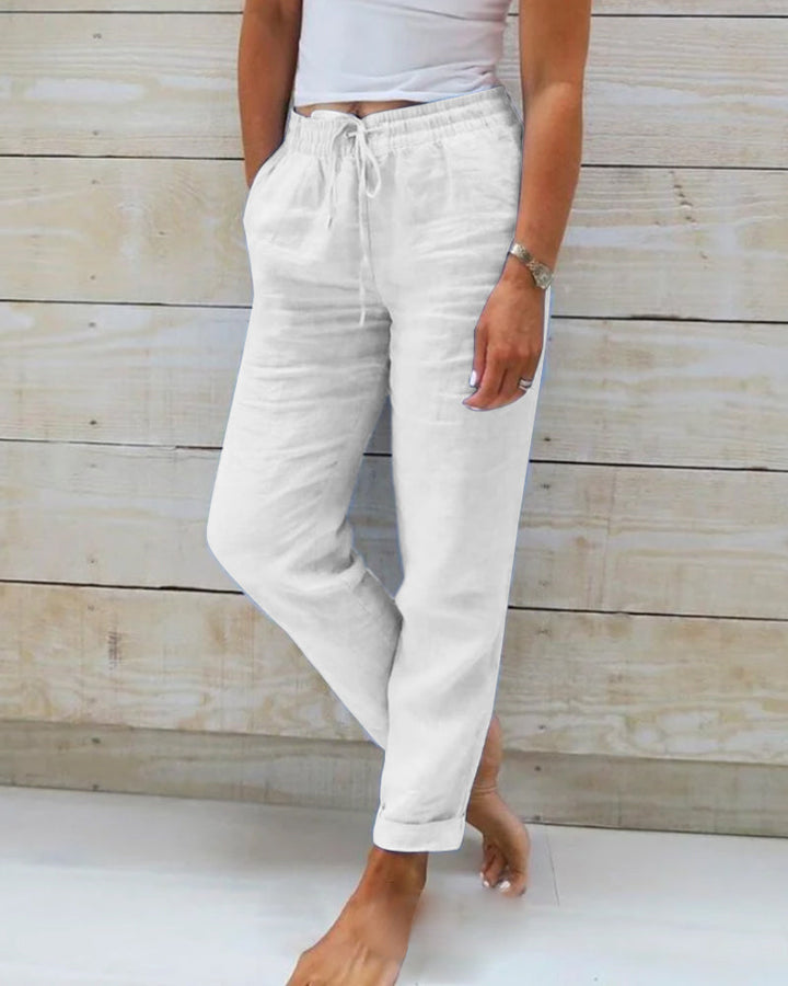 Trousers Womens Lightweight Stretch Fabric Relaxed