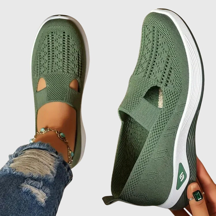 Walking Shoes Womens Ergonomic Cushioned Sole Lightweight