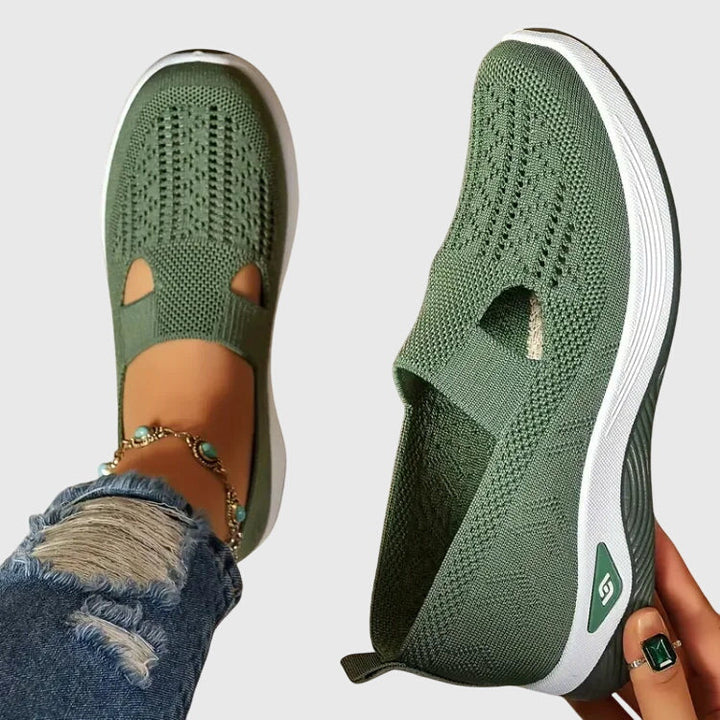 Walking Shoes Womens Ergonomic Cushioned Sole Lightweight