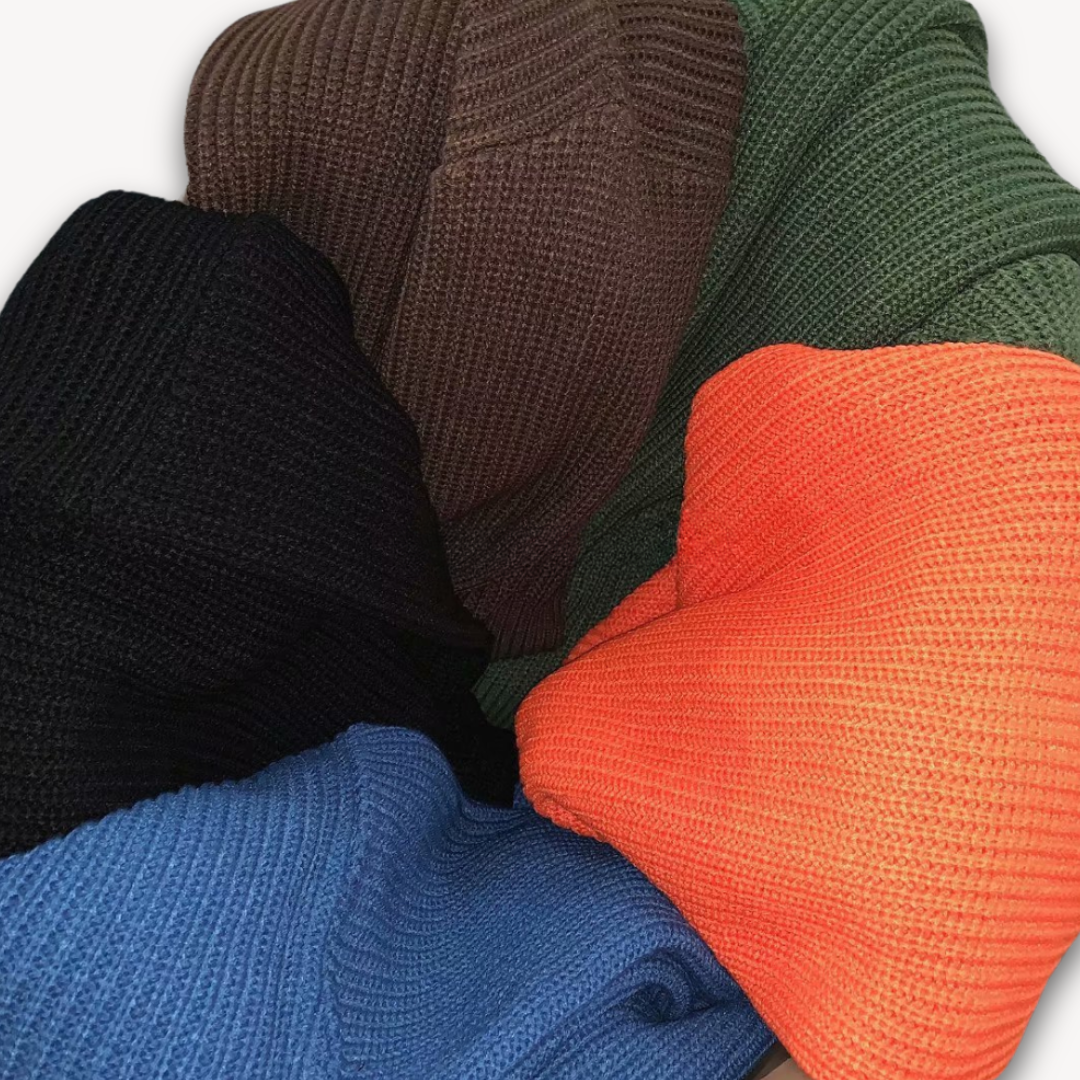 Chunky Roll Neck Jumper Womens Oversized Ribbed Knit Dropped Shoulder - image 14