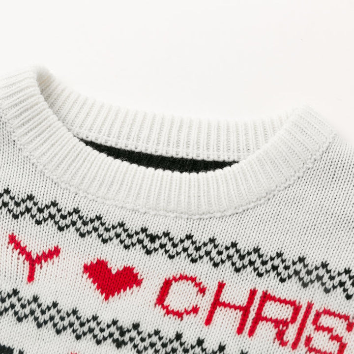 Christmas Jumper Womens Reindeer Merry Christmas Fair Isle Knitted - image 8