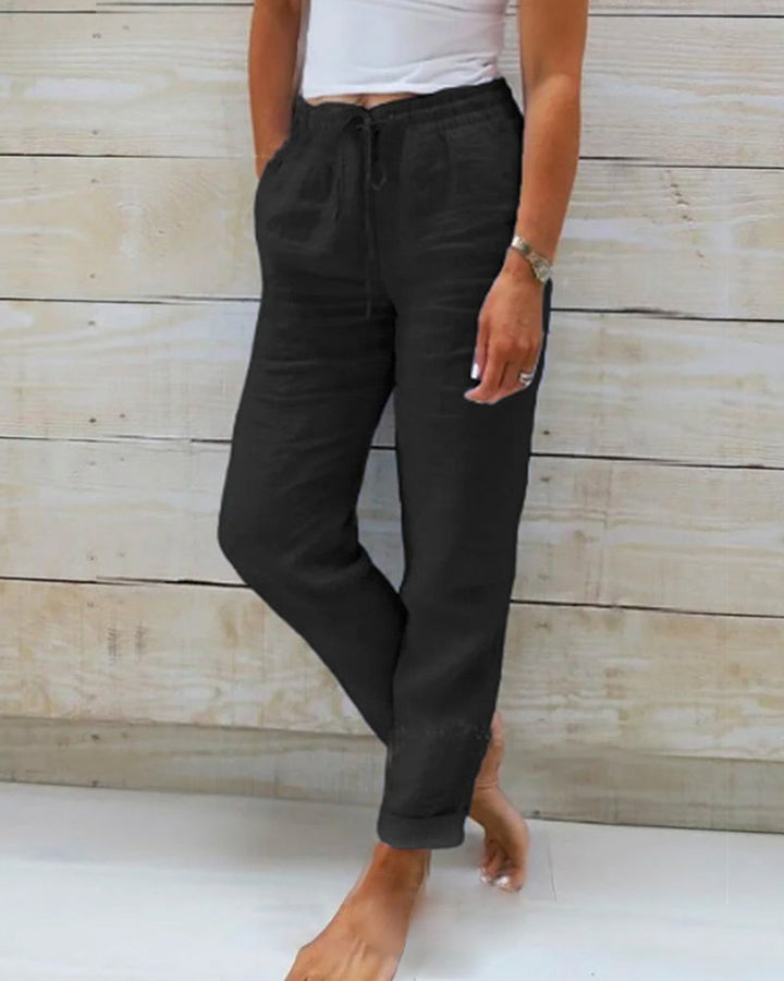 Trousers Womens Lightweight Stretch Fabric Relaxed