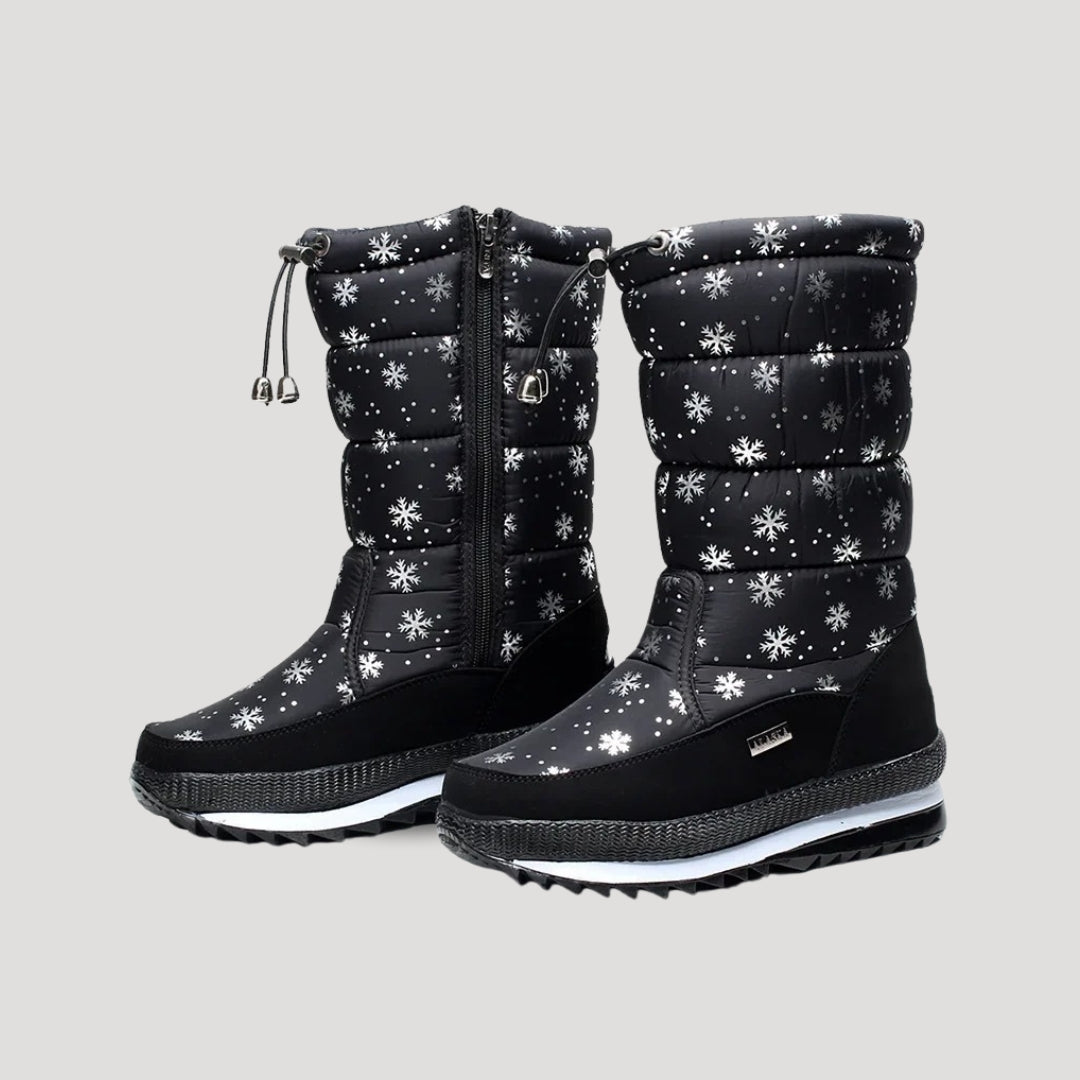 Winter Boots Womens Waterproof Insulated Lined Grip Sole