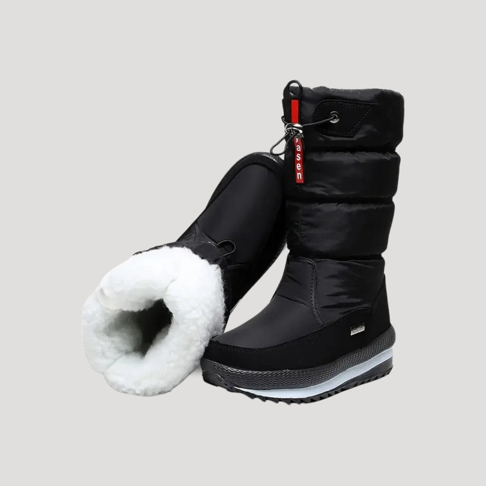 Winter Boots Womens Waterproof Insulated Lined Grip Sole