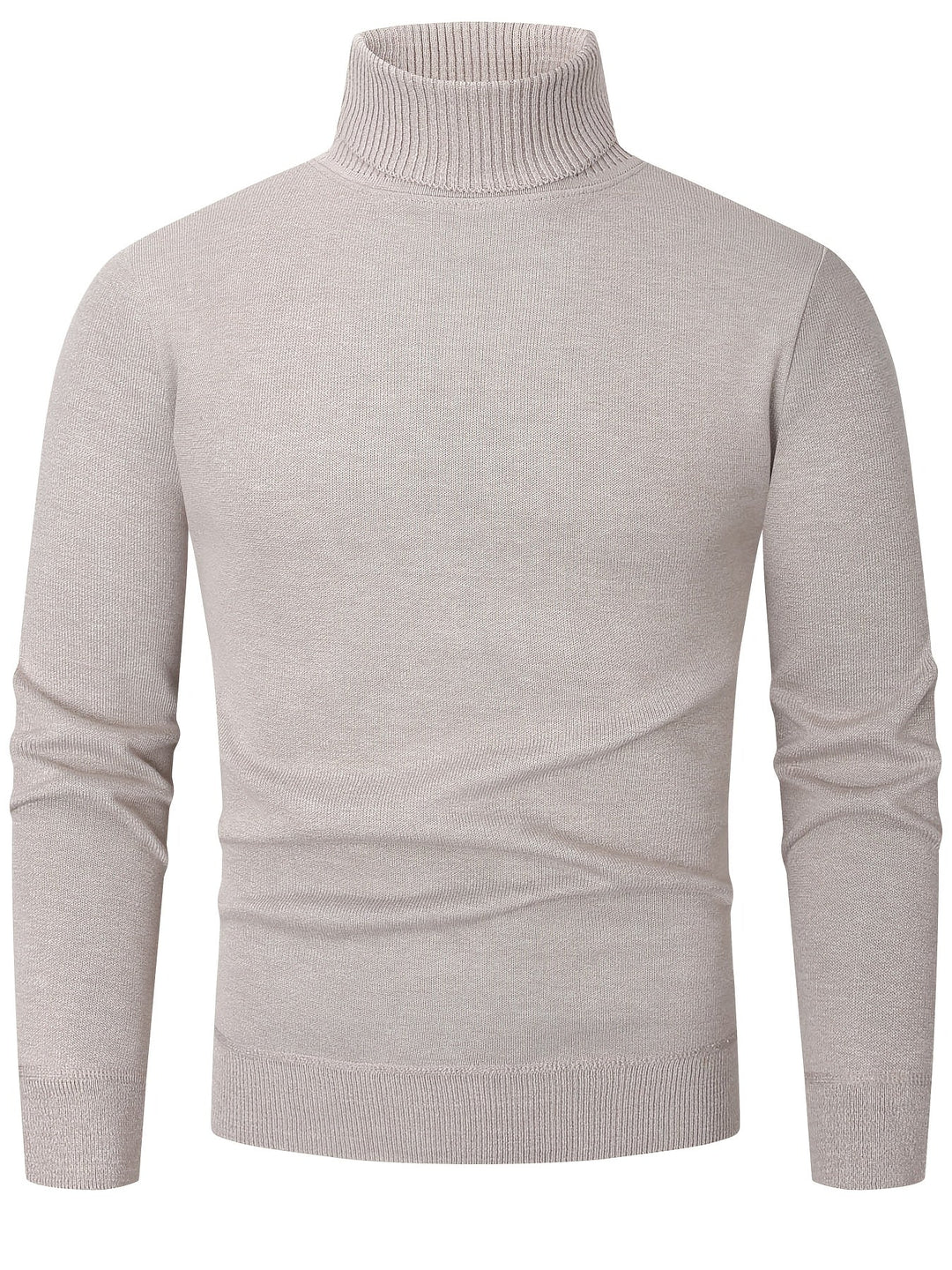 Jumper Womens High Neck Funnel Collar Textured Knit Dropped Shoulder Hip Length - image 19