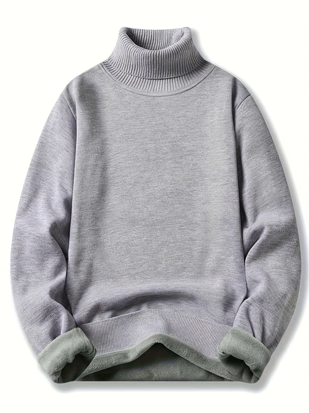 Jumper Womens High Neck Funnel Collar Textured Knit Dropped Shoulder Hip Length - image 16