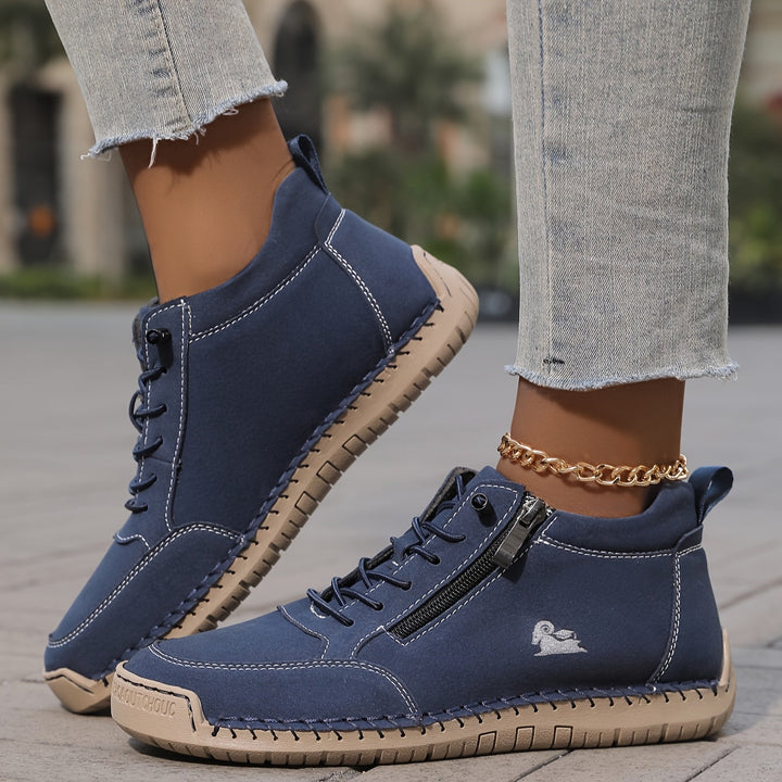 Slip On Shoes Womens Wide Toe Box Cushioned Sole Textured Outsole