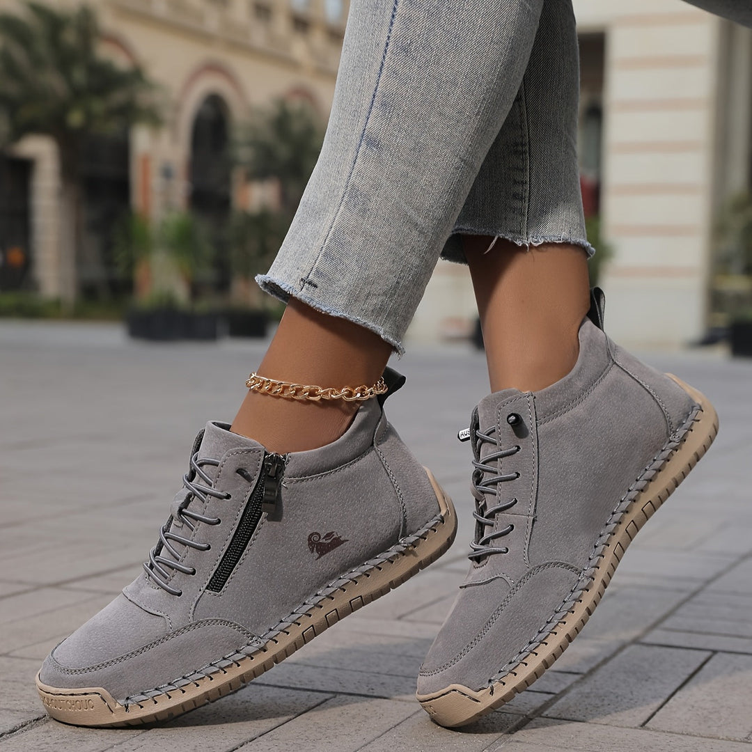 Slip On Shoes Womens Wide Toe Box Cushioned Sole Textured Outsole
