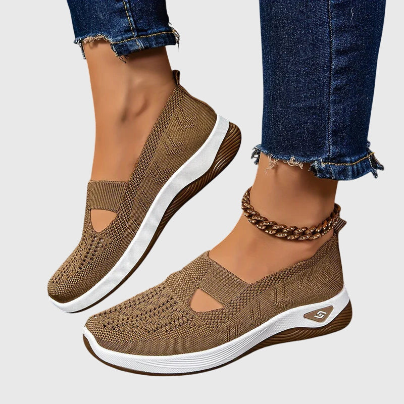 Slip On Shoes Womens Breathable Lining Wide Fit Cushioned Insole