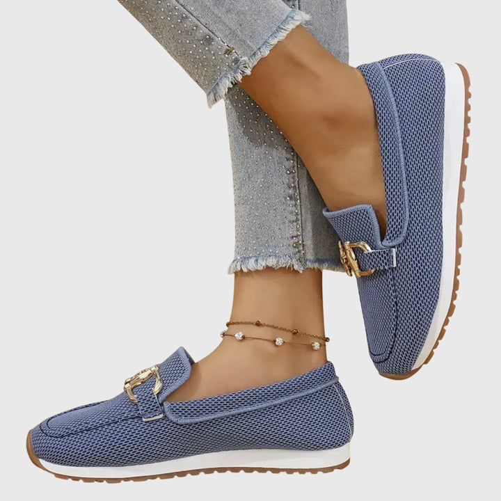 Loafers Womens Horsebit Detail Cushioned Insole Breathable Slip On