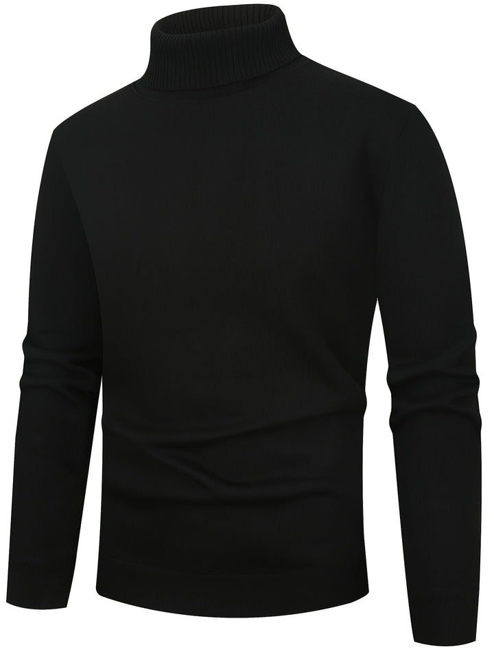 Jumper Womens High Neck Funnel Collar Textured Knit Dropped Shoulder Hip Length - image 8