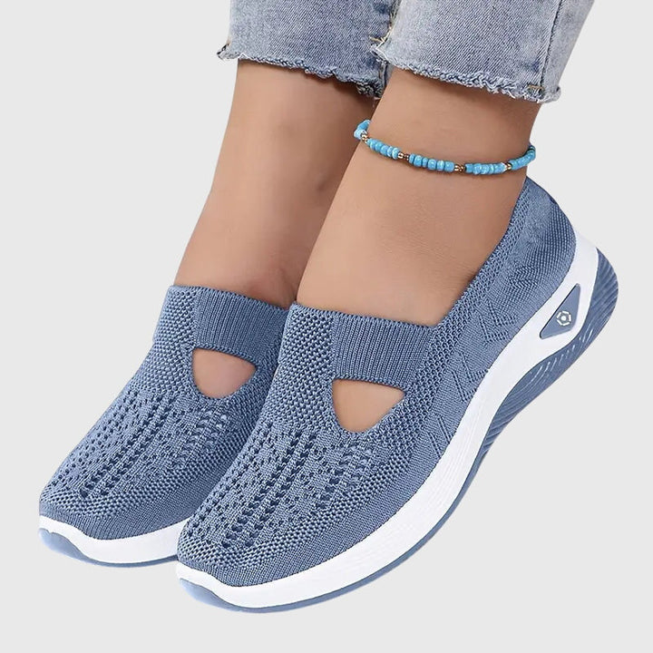 Slip On Shoes Womens Breathable Lining Wide Fit Cushioned Insole