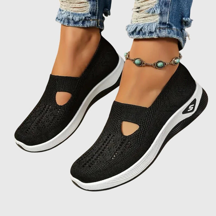 Walking Shoes Womens Ergonomic Cushioned Sole Lightweight