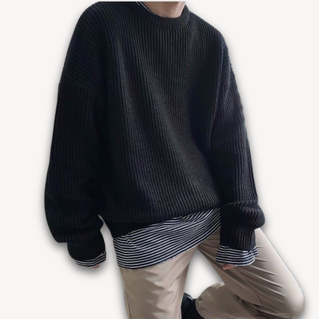 Chunky Roll Neck Jumper Womens Oversized Ribbed Knit Dropped Shoulder - image 8