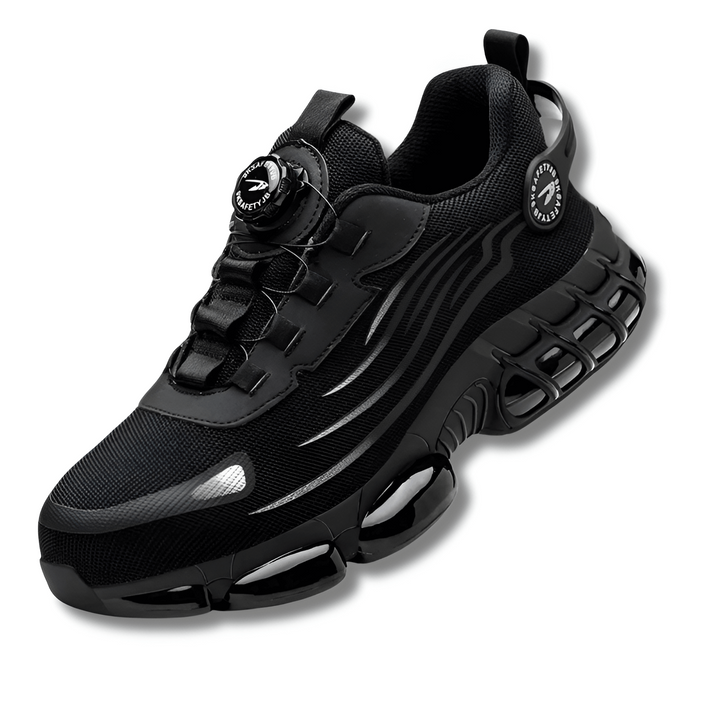 Trainers Mens Rotary Dial Lacing Breathable Mesh Upper Chunky Grippy Sole Toe Bumper - image 1