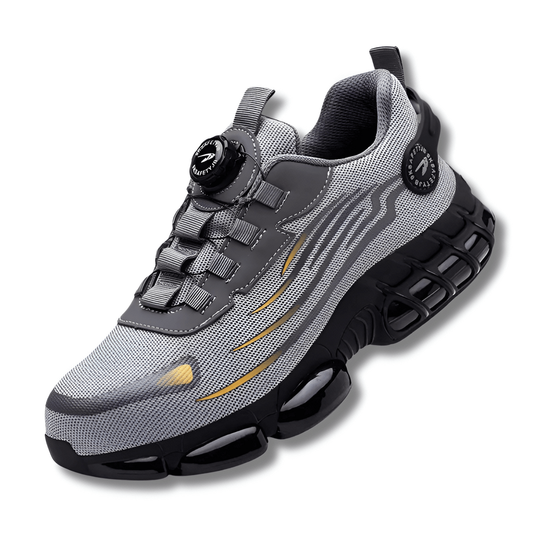 Trainers Mens Rotary Dial Lacing Breathable Mesh Upper Chunky Grippy Sole Toe Bumper - image 2