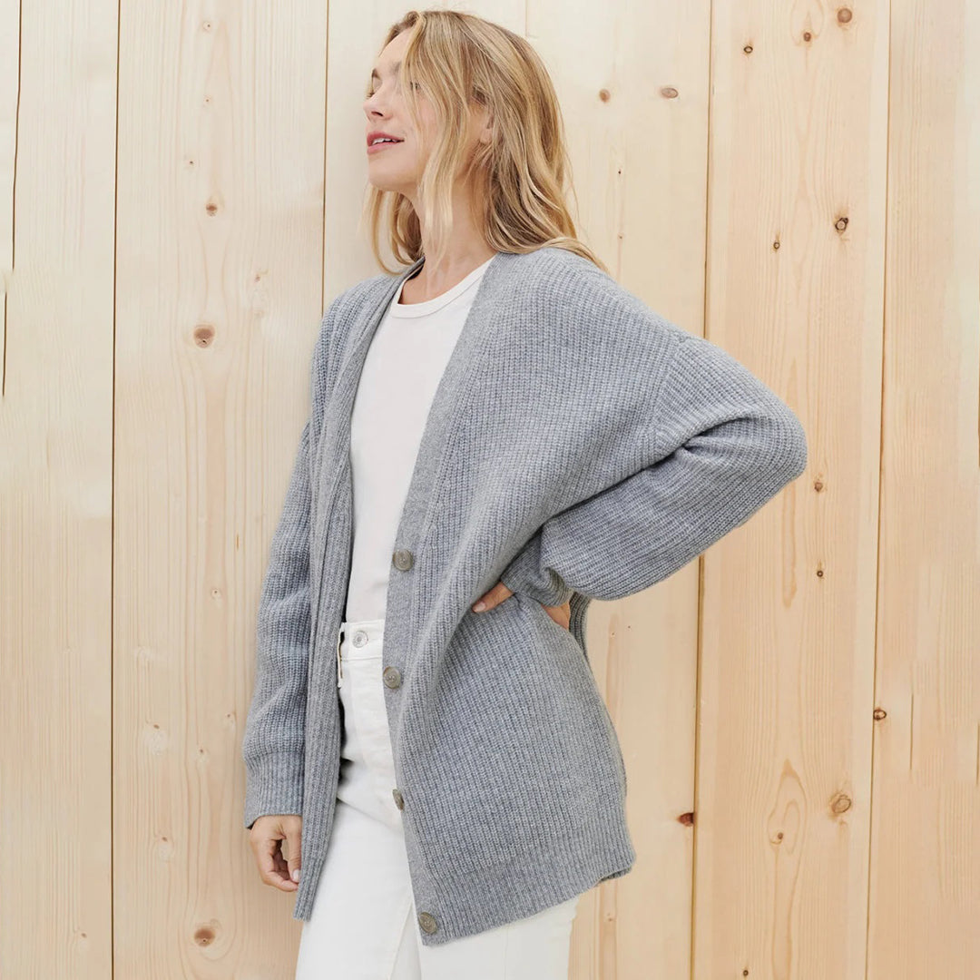 Cardigan Womens Cashmere Oversized Soft Knit