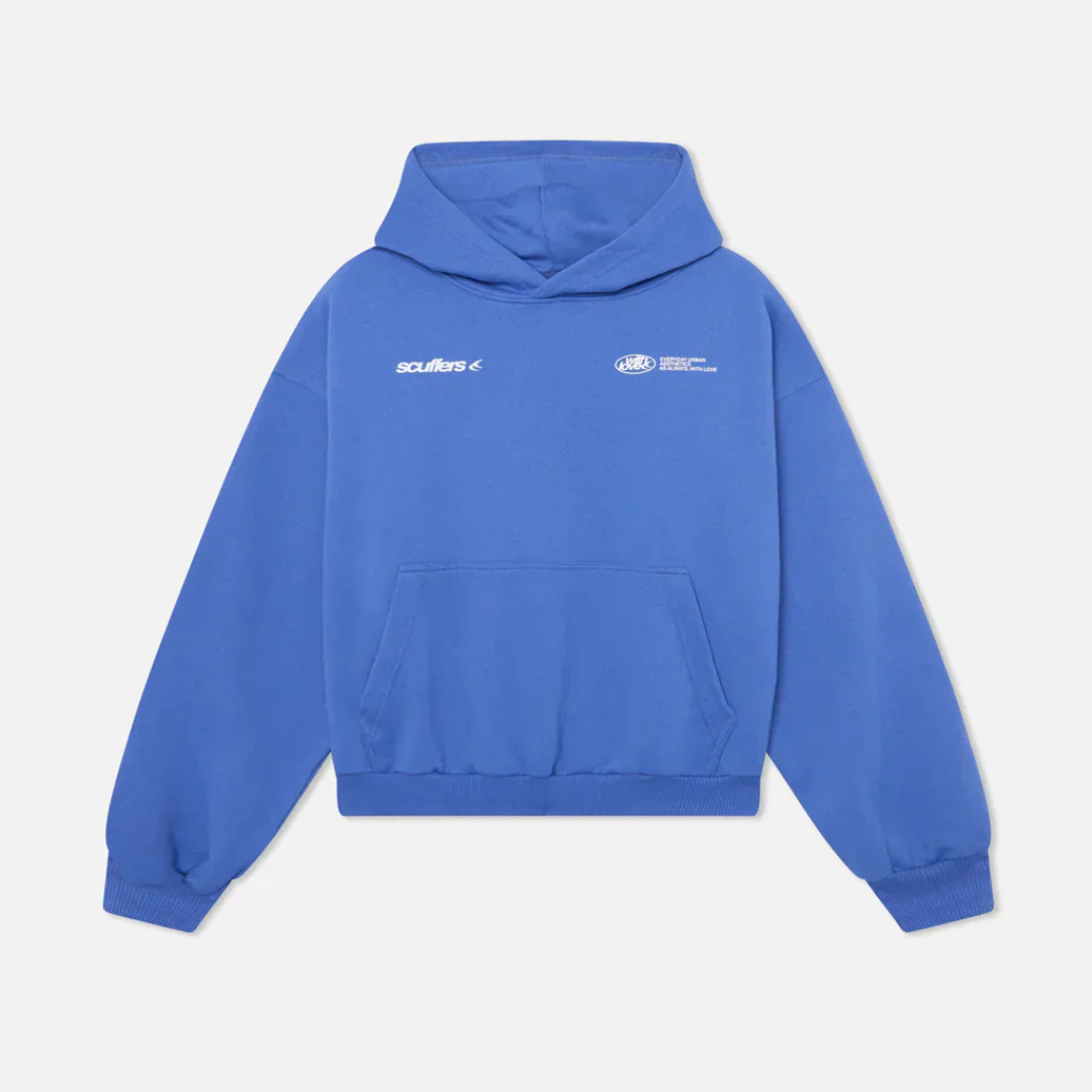 Oversized Pullover Hoodie with Kangaroo Pocket and Drawstring Hood