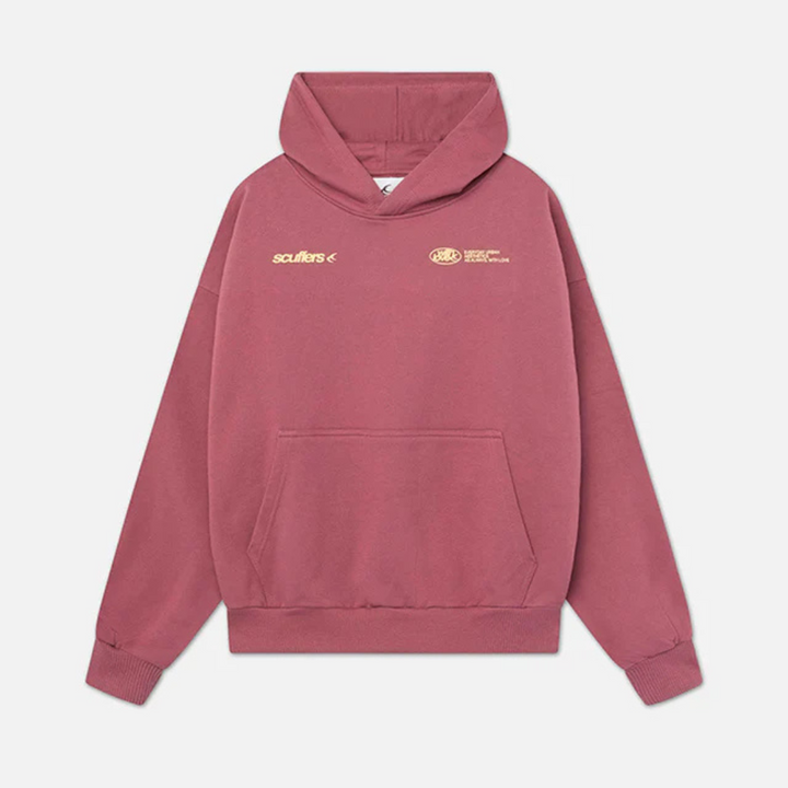 Oversized Pullover Hoodie with Kangaroo Pocket and Drawstring Hood