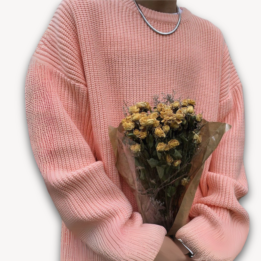 Chunky Roll Neck Jumper Womens Oversized Ribbed Knit Dropped Shoulder - image 12