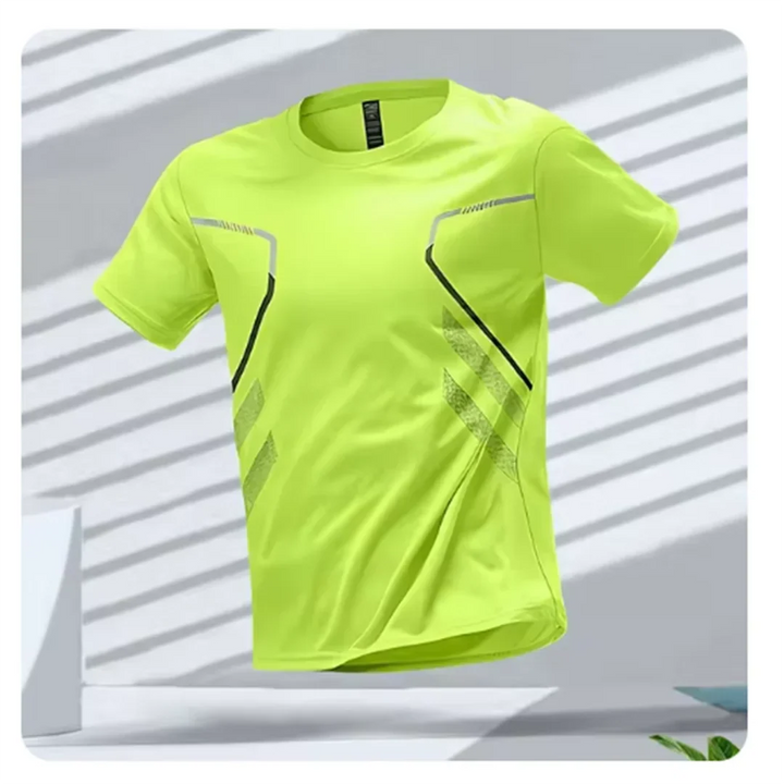 Gym T Shirt Mens Performance Quick Dry Training Short Sleeve Crew Neck Athletic Fit Moisture Wicking - image 3