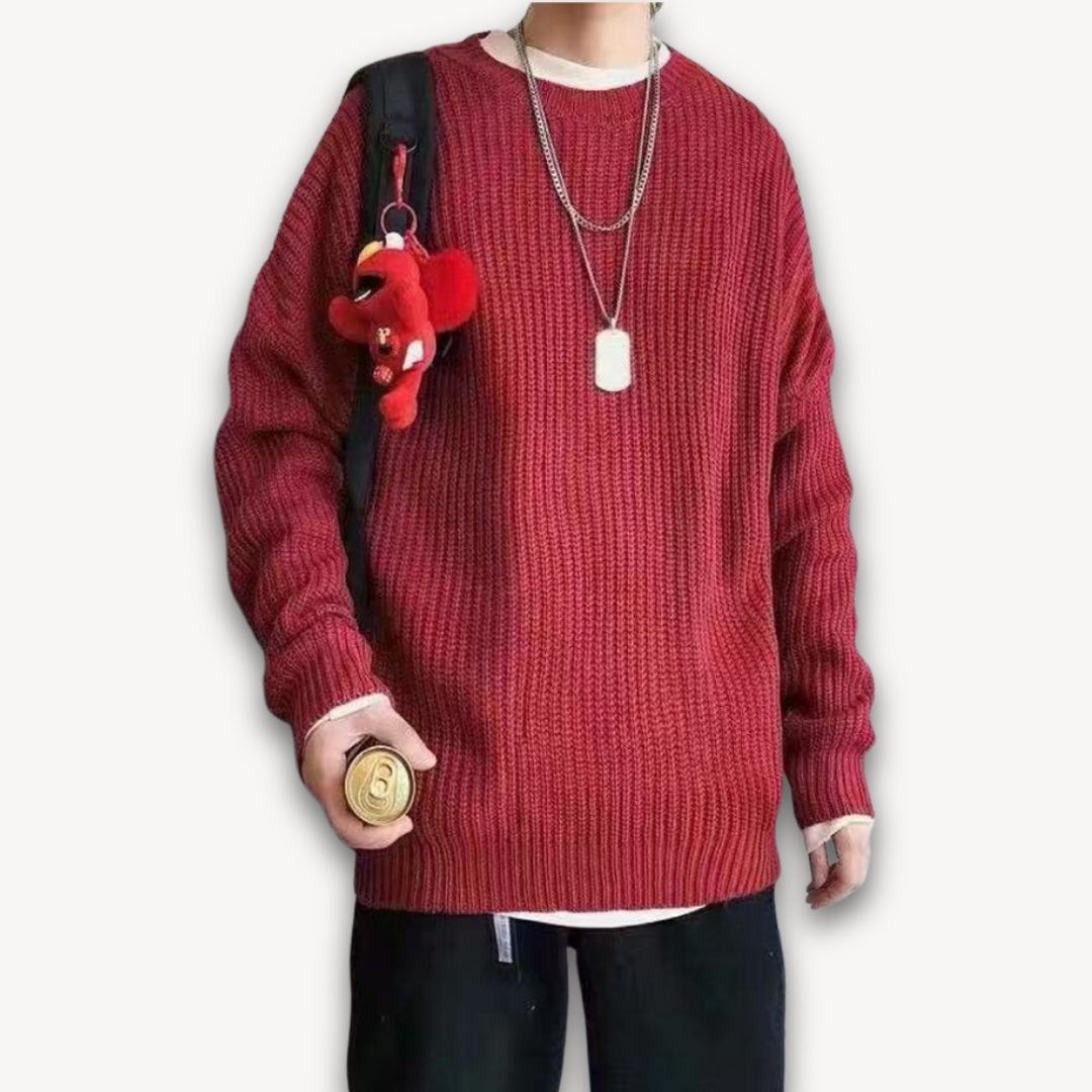 Chunky Roll Neck Jumper Womens Oversized Ribbed Knit Dropped Shoulder - image 5
