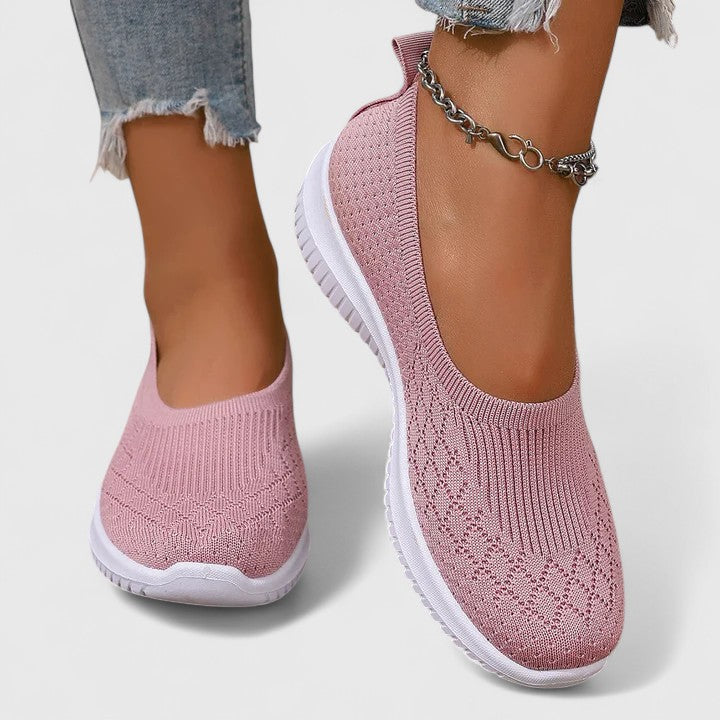 Slip On Shoes Womens Stretch Upper Removable Insole Lightweight