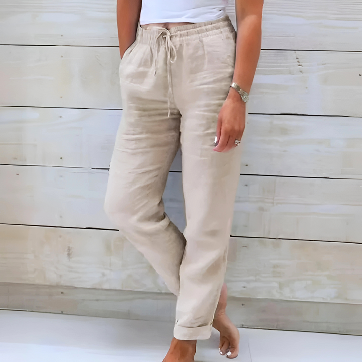 Trousers Womens Lightweight Stretch Fabric Relaxed