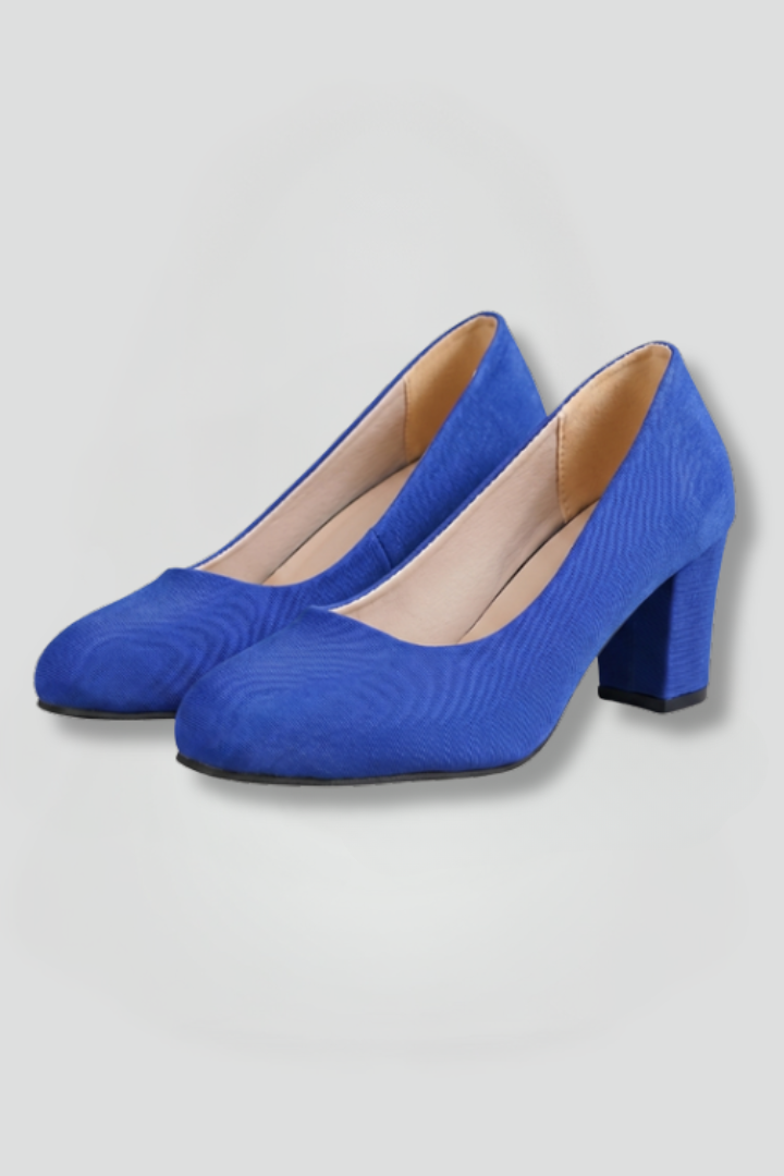 Women's Orthopaedic Block Heel Court Pumps — image 1