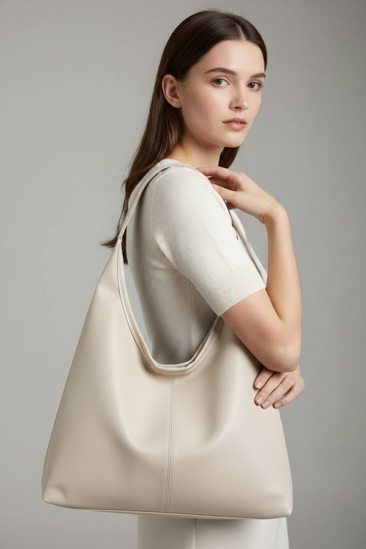 Tote Bag Womens Faux Leather Large Inner Pocket Structured