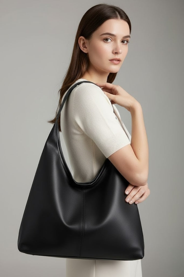 Tote Bag Womens Faux Leather Large Inner Pocket Structured
