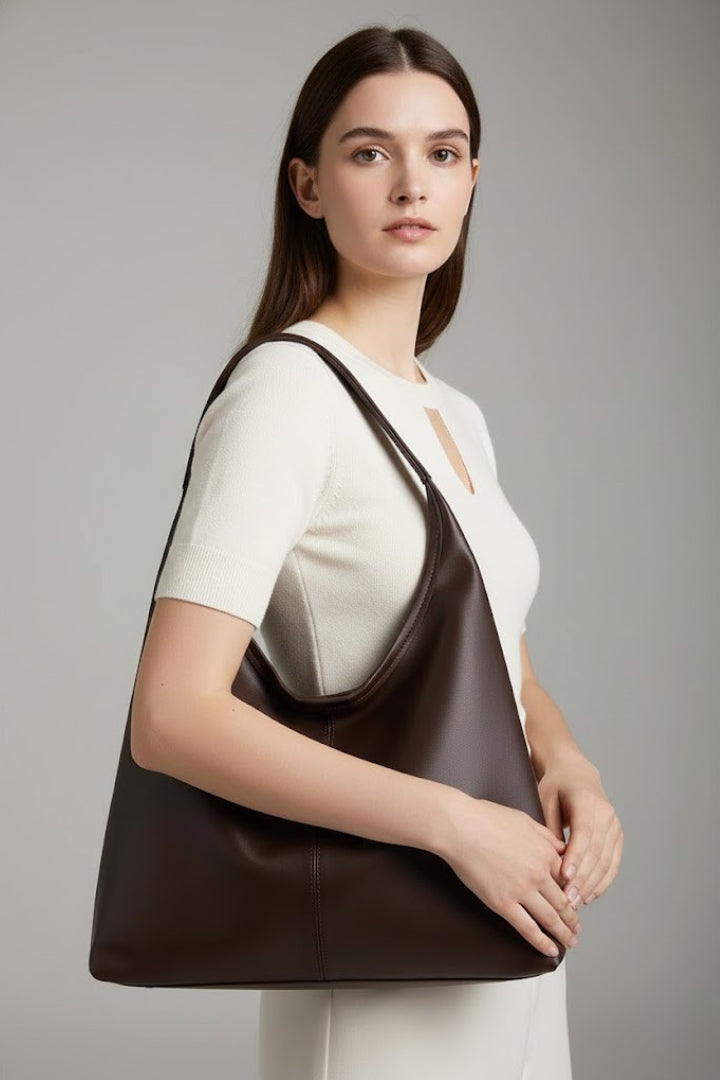 Tote Bag Womens Faux Leather Large Inner Pocket Structured