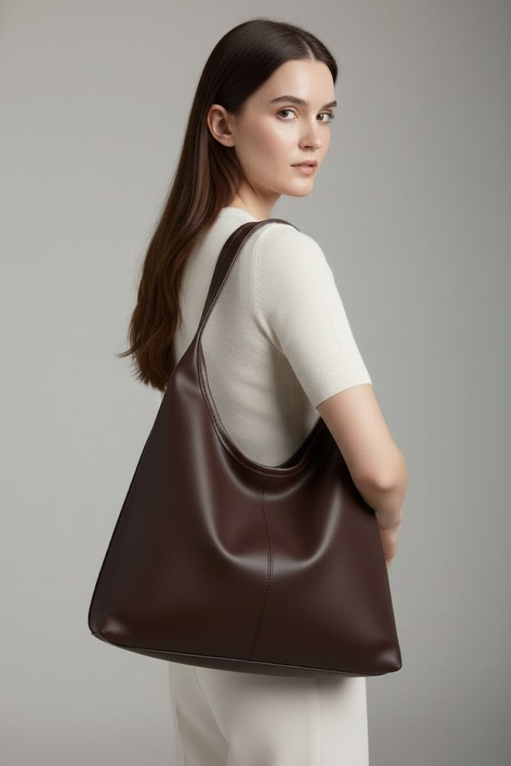 Tote Bag Womens Faux Leather Large Inner Pocket Structured