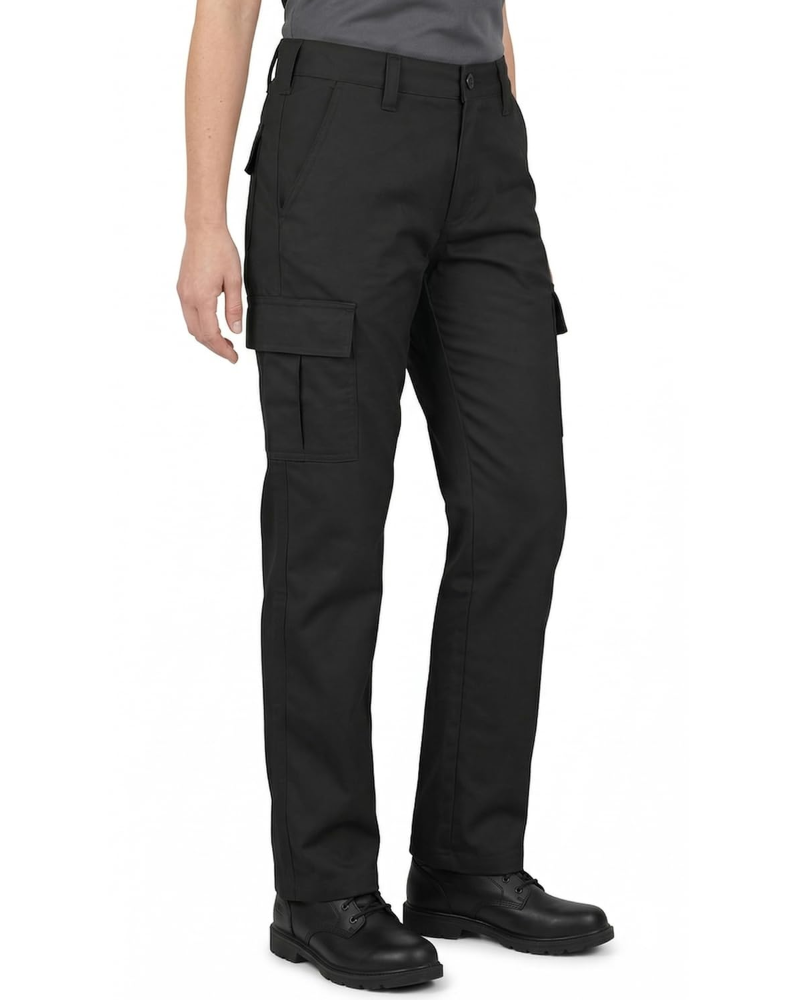 Cargo Work Trousers Womens Straight Leg Multi Pocket Utility Workwear Regular Fit - image 2