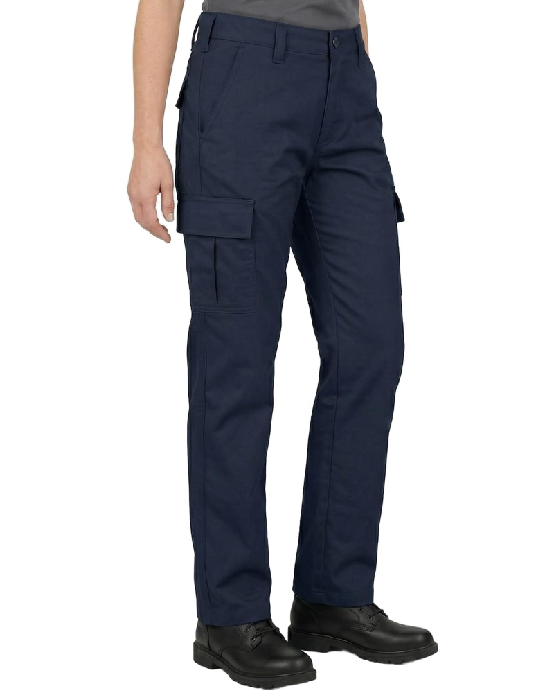 Cargo Work Trousers Womens Straight Leg Multi Pocket Utility Workwear Regular Fit - image 3