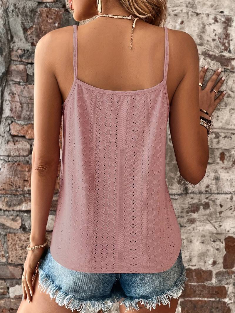 Women’s Cami Top Sleeveless V Neck Tank Blouse