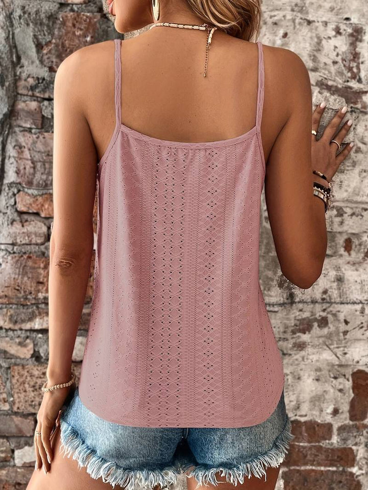 Women’s Cami Top Sleeveless V Neck Tank Blouse