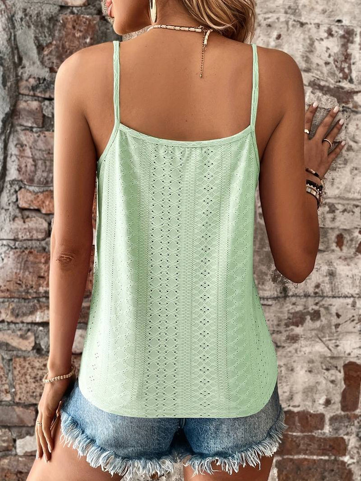 Women’s Cami Top Sleeveless V Neck Tank Blouse