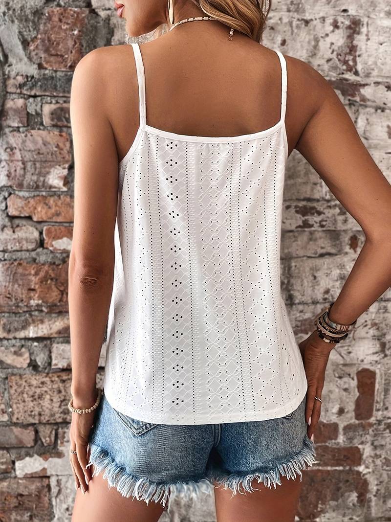 Women’s Cami Top Sleeveless V Neck Tank Blouse