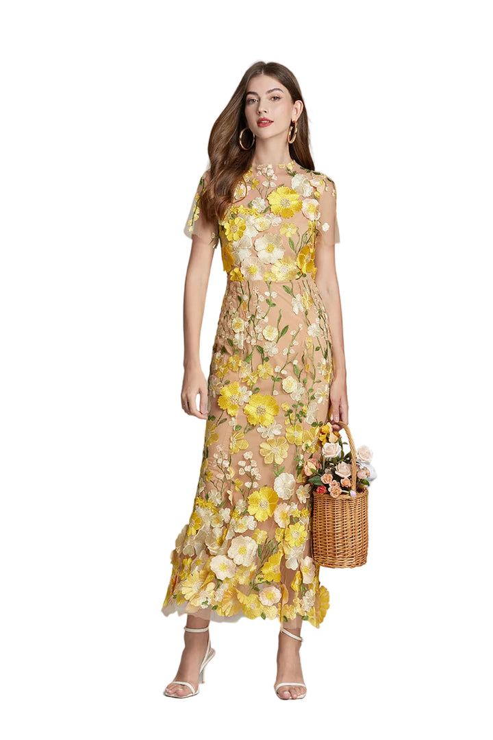 Women’s Floral Dress Midi