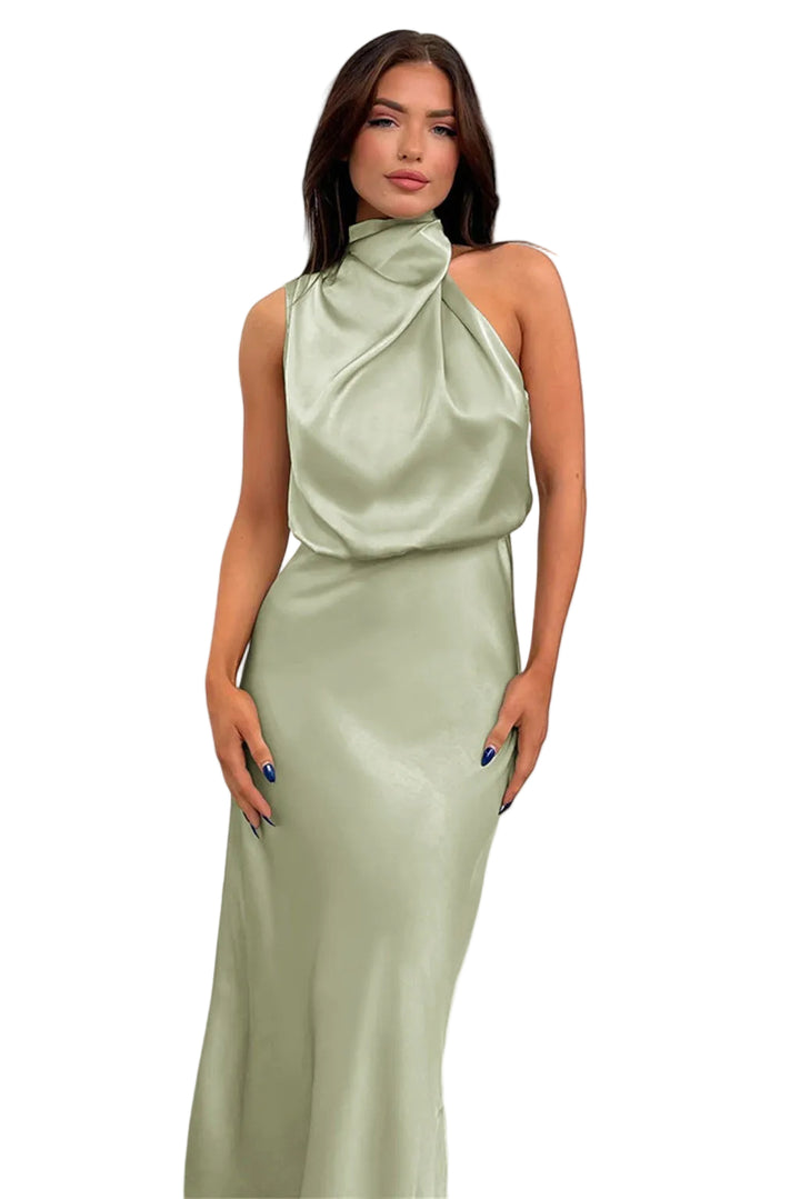 Women’s Halter Neck Dress Maxi