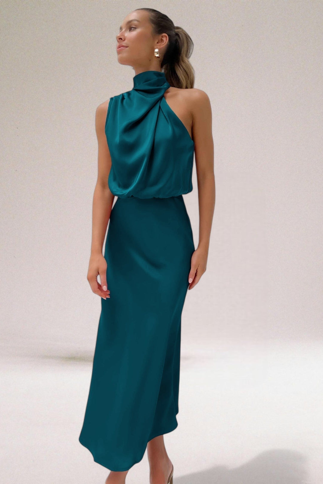 Women’s Halter Neck Dress Maxi