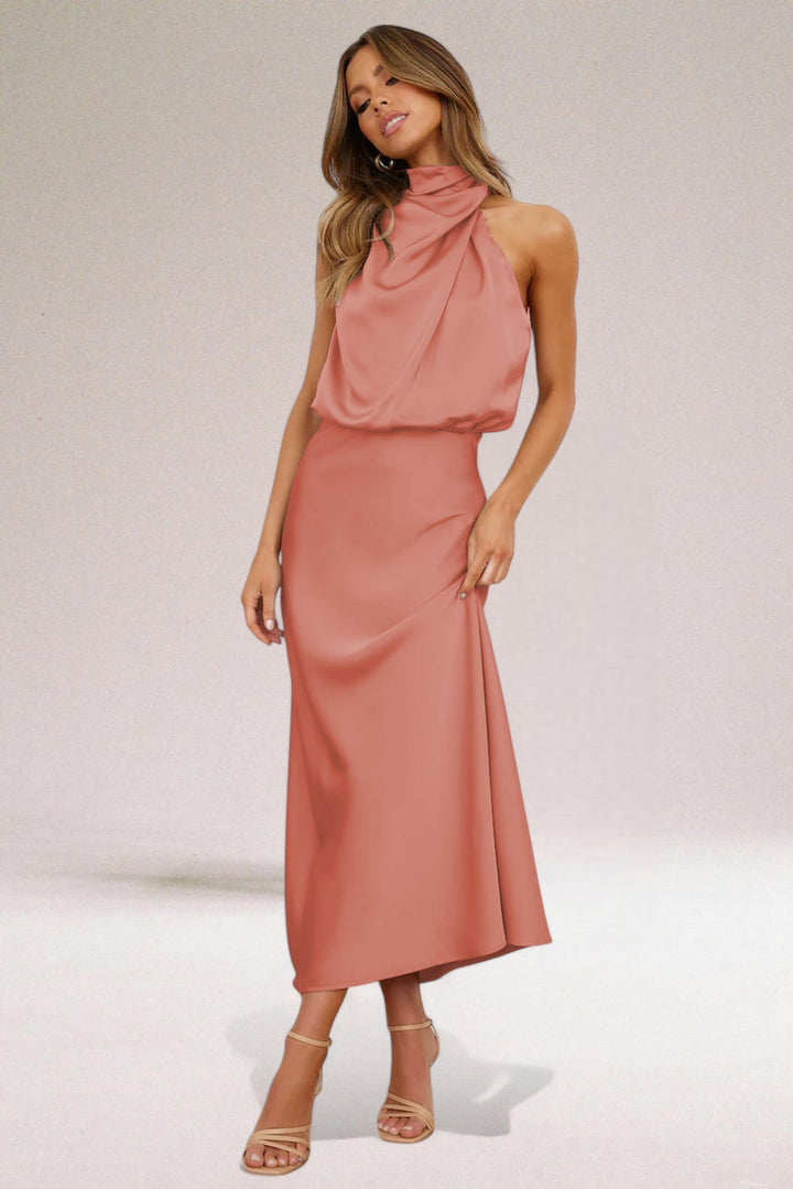 Women’s Halter Neck Dress Maxi