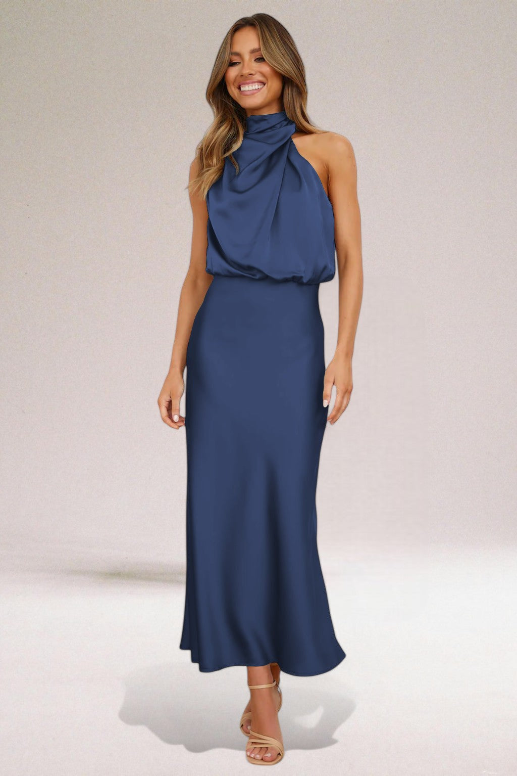 Women’s Halter Neck Dress Maxi