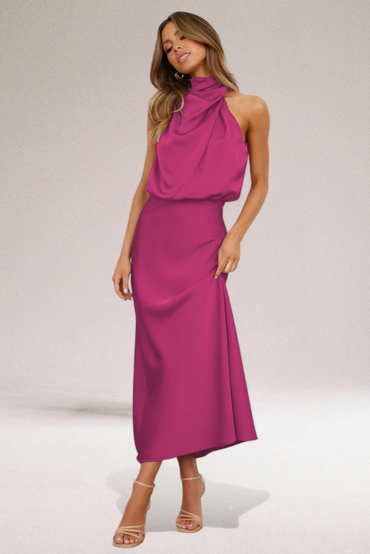 Women’s Halter Neck Dress Maxi
