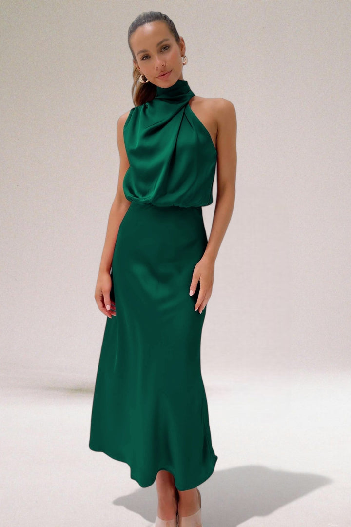 Women’s Halter Neck Dress Maxi