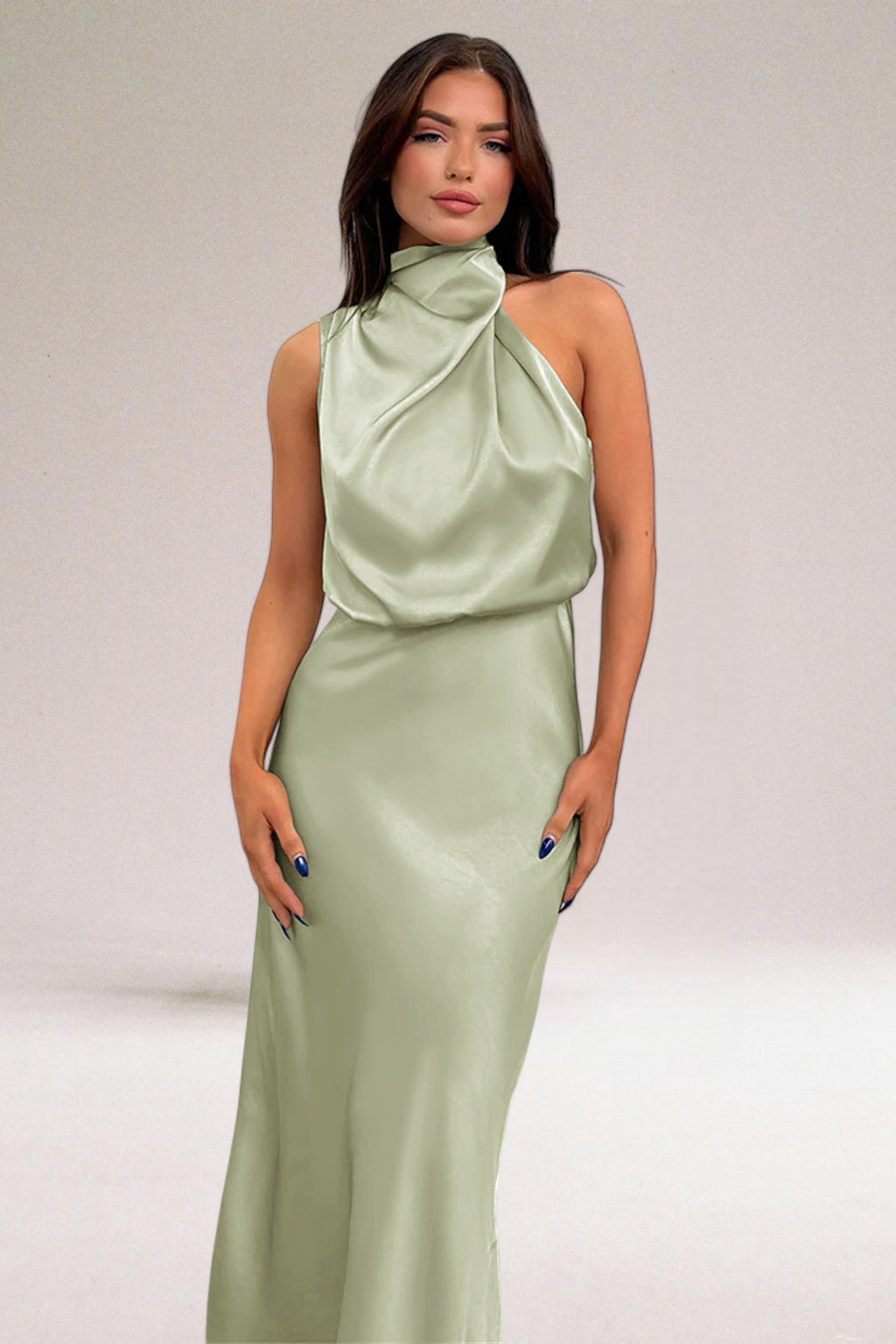 Women’s Halter Neck Dress Maxi