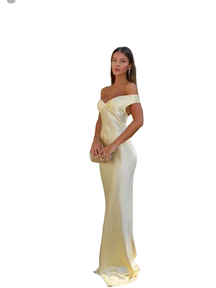 Women’s Off Shoulder Dress Maxi